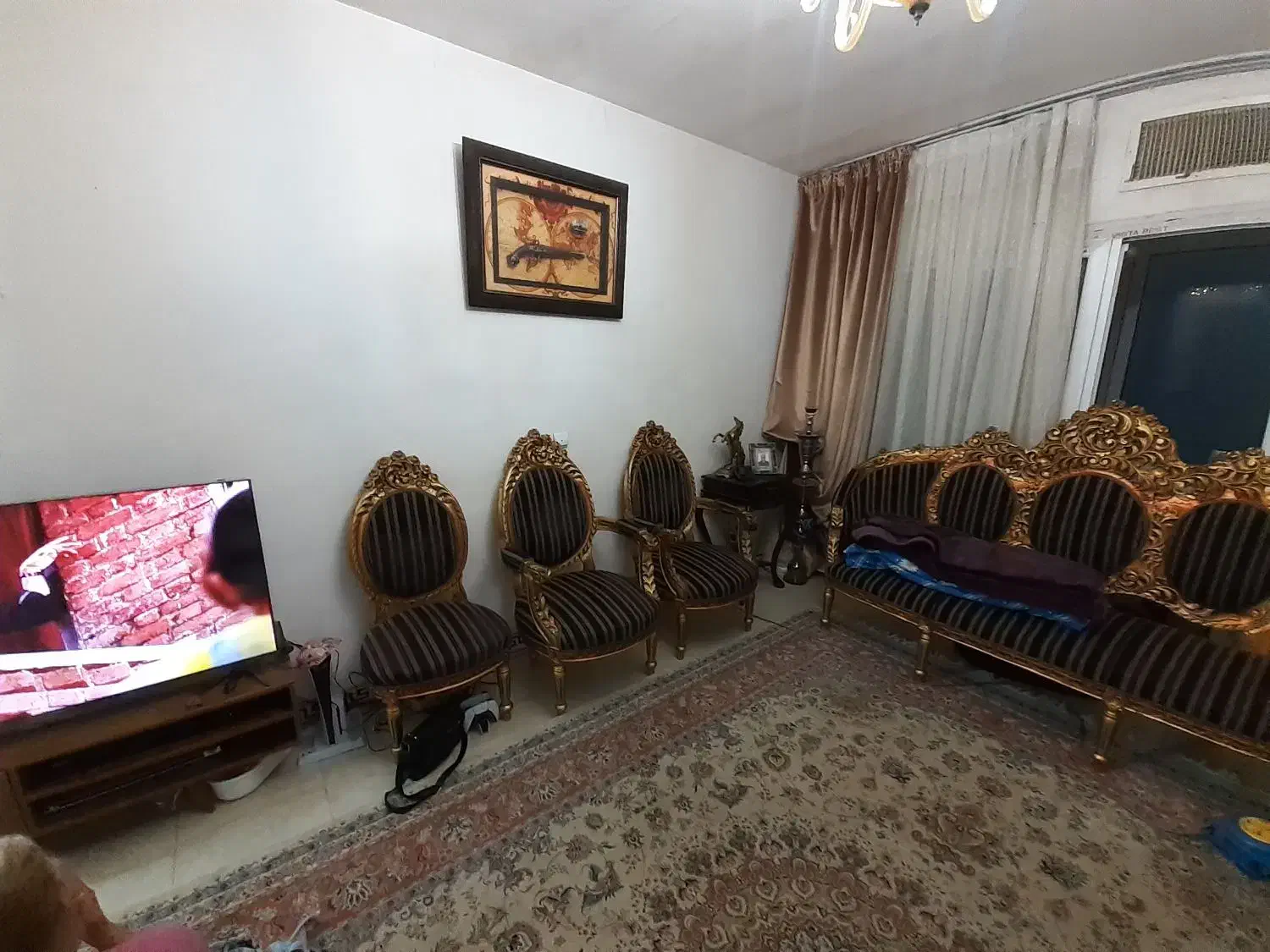 مبل سلطنتی چوب راش رویه کوبی با تضمین کتبی|مبلمان خانگی و میز عسلی|پاکدشت, شهرک امام رضا|دیوار