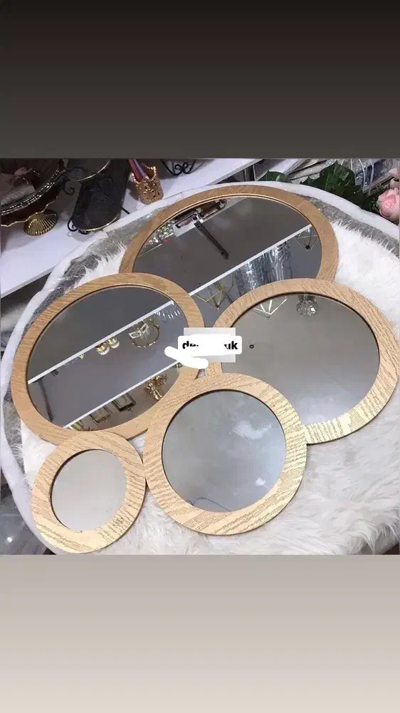 آینه دکوراتیو 5 تیکه|آینه|تبریز, |دیوار