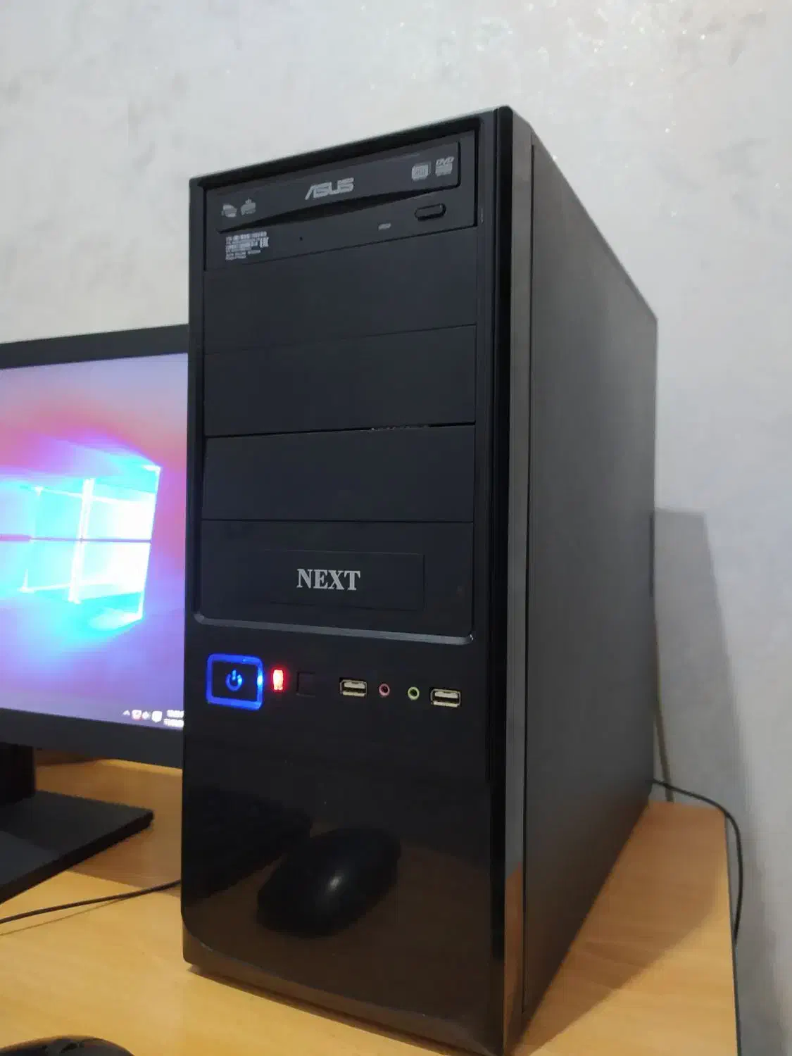 کامپیوتر پرقدرت h61 رم 8 هارد 500 مانیتور 20 LED|رایانه رومیزی|تهران, نعمت‌آباد|دیوار