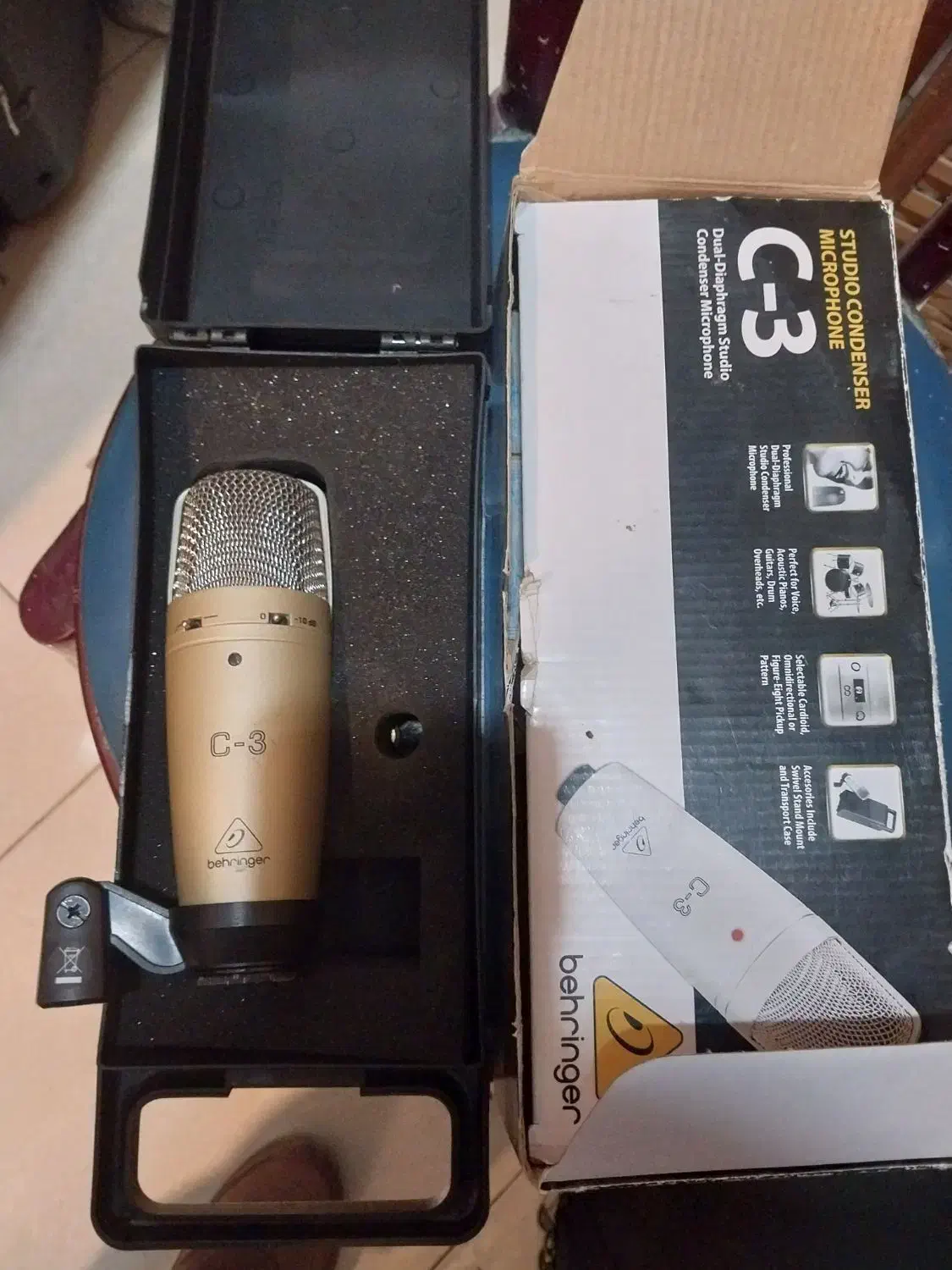 میکروفن استودیویی بهرینگر c3|صوتی و تصویری|کرج, آق تپه|دیوار