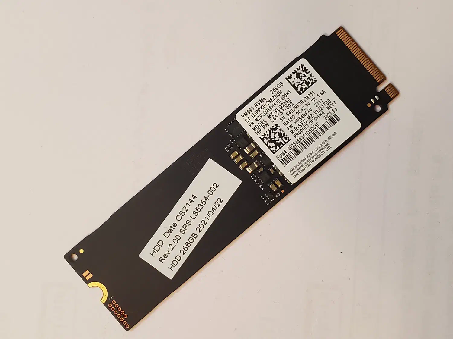 SSD سامسونگ Samsung 256GB PM991|قطعات و لوازم جانبی رایانه|تهران, میرداماد|دیوار