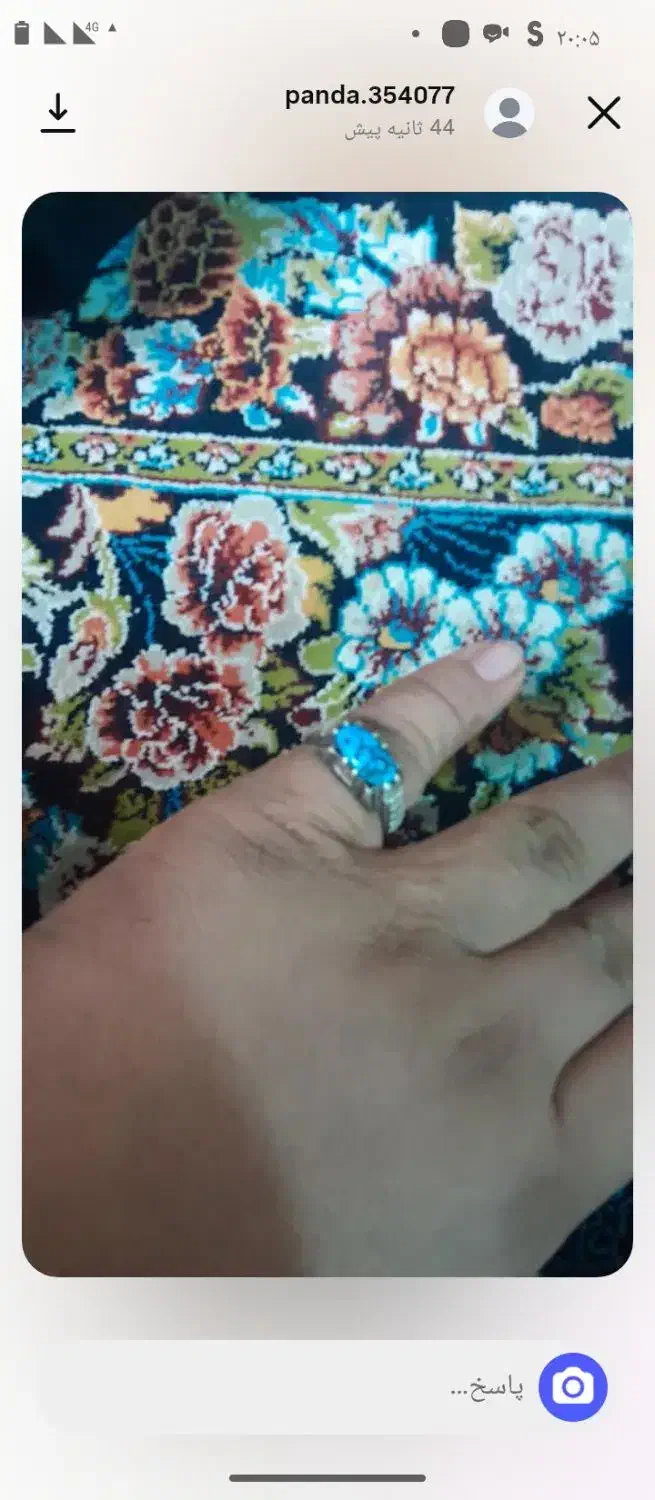 انگشتر نقره فیروز نیشابور|جواهرات|مشهد, همت آباد|دیوار