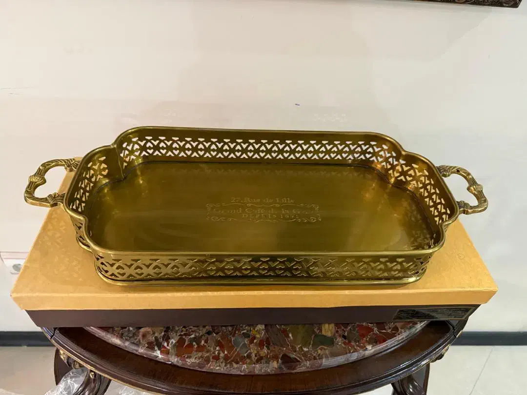 جفت ظرفایی برنجی|ظروف سرو و پذیرایی|تهران, گلستان (شهرک راه آهن)|دیوار