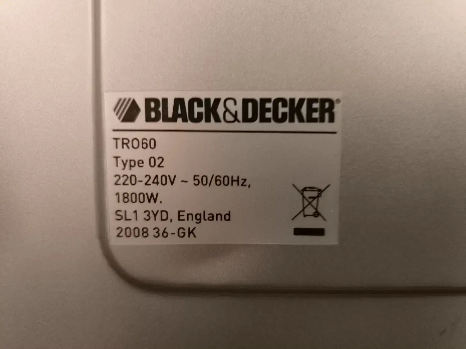 فر برقی سایز بزرگ بلک اند دکر مدل Tr060|اجاق گاز و لوازم برقی پختوپز|تبریز, |دیوار