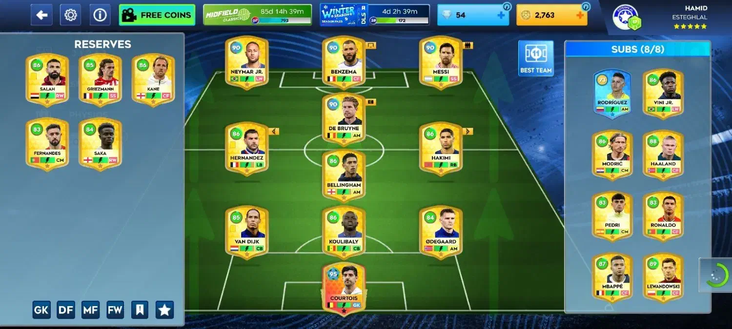 اکانت دریم لیگ قدیمی|کنسول، بازی ویدئویی و آنلاین|زنجان, |دیوار