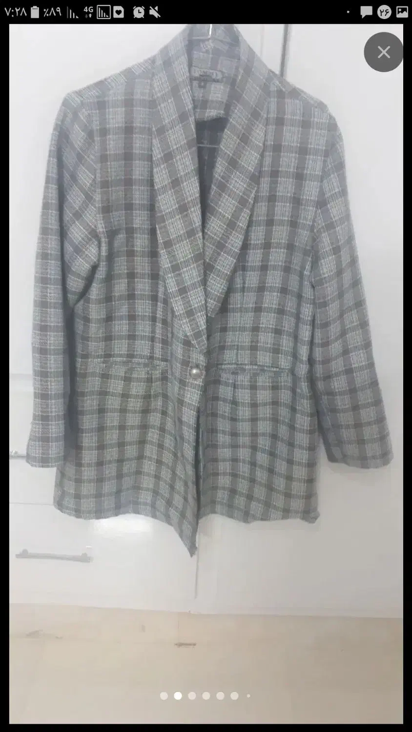 مانت پاییزی سالم سالم  سایز ۴ در حد نو مفت مفت|لباس|مشهد, انقلاب|دیوار