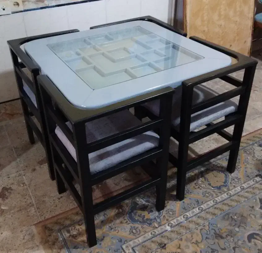 میزوصندلی ۴نفره کمجا|میز و صندلی غذاخوری|گرگان, |دیوار