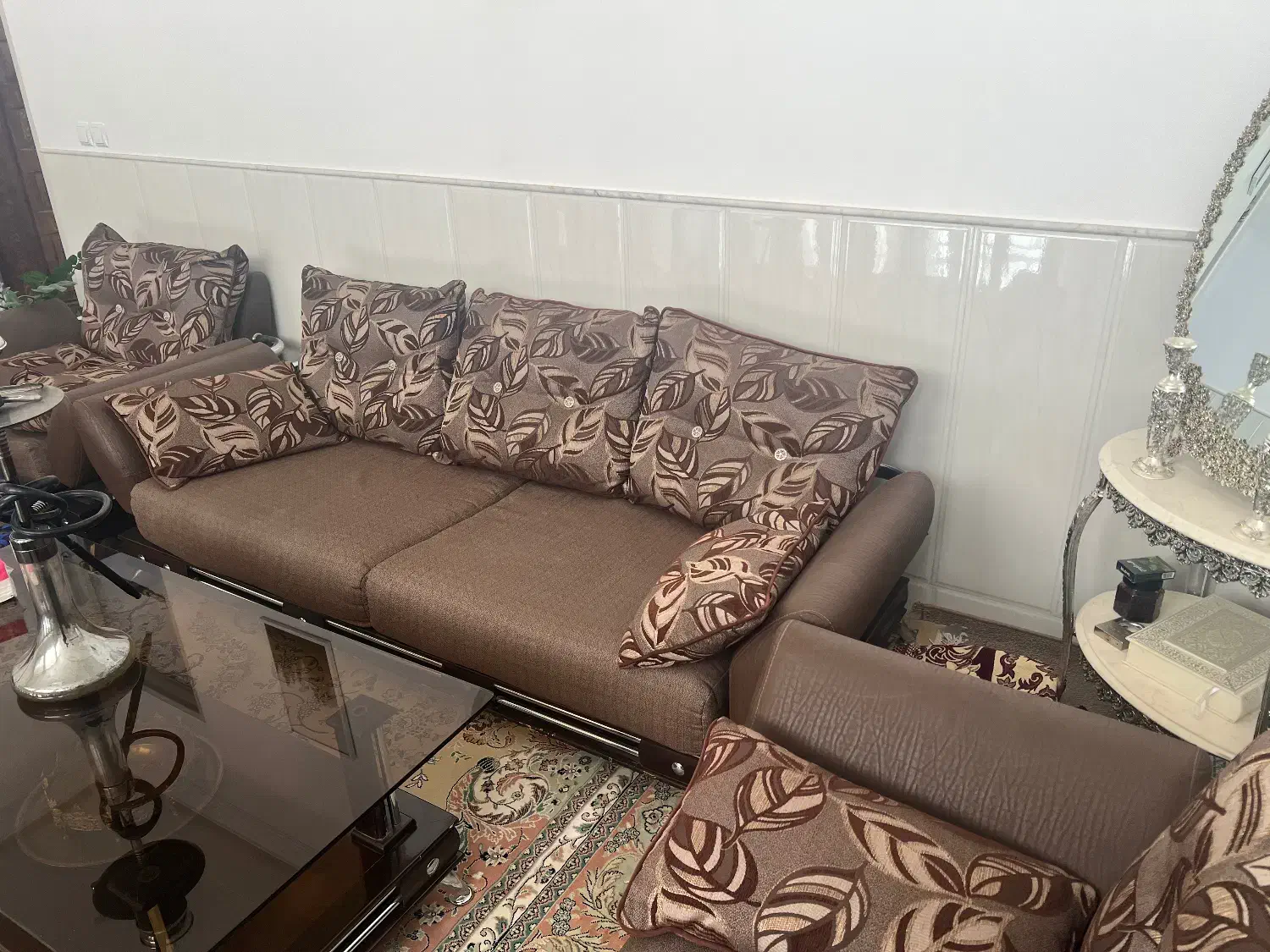 مبل ۷ نفره راحتی|مبلمان خانگی و میز عسلی|اردکان, |دیوار