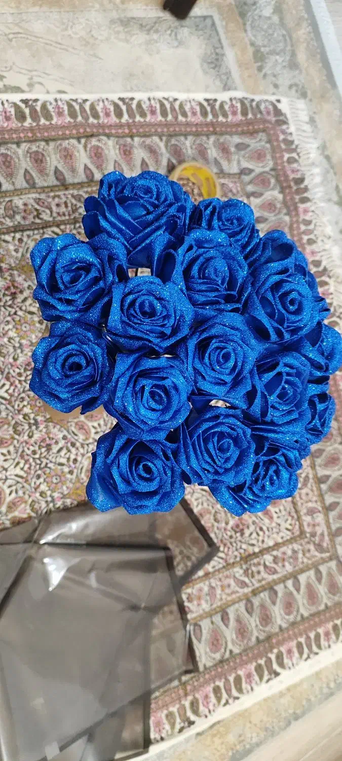 گل رز با ربان|گل مصنوعی|بروجن, |دیوار