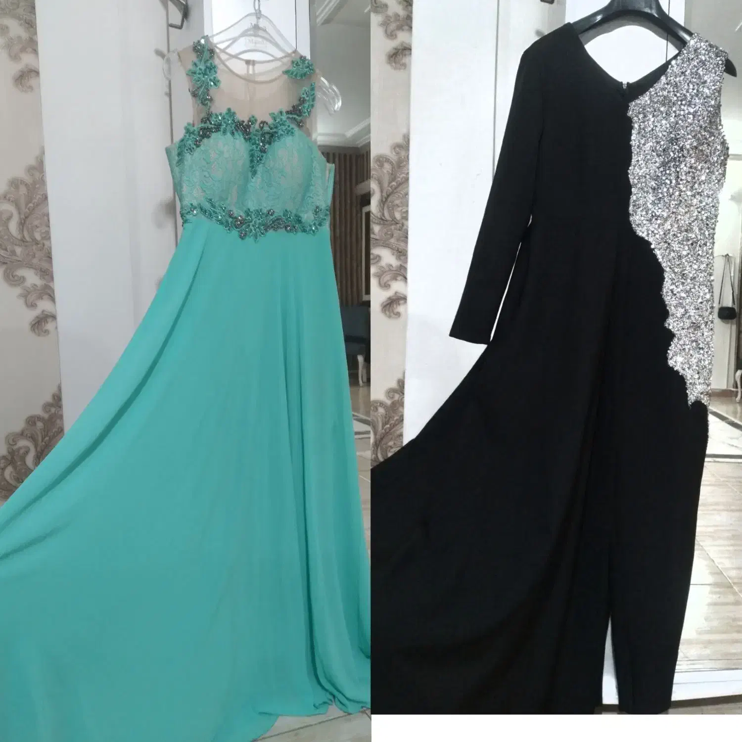 دوعددلباس مجلسی نوتنخورعالی|لباس|محمدشهر, ولدآباد|دیوار