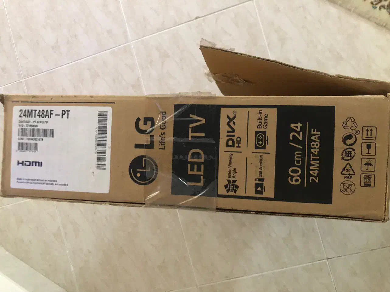 ال ای دی ال‌جی ۲۴ اینچ|تلویزیون و پروژکتور|تهران, شهید رجایی|دیوار