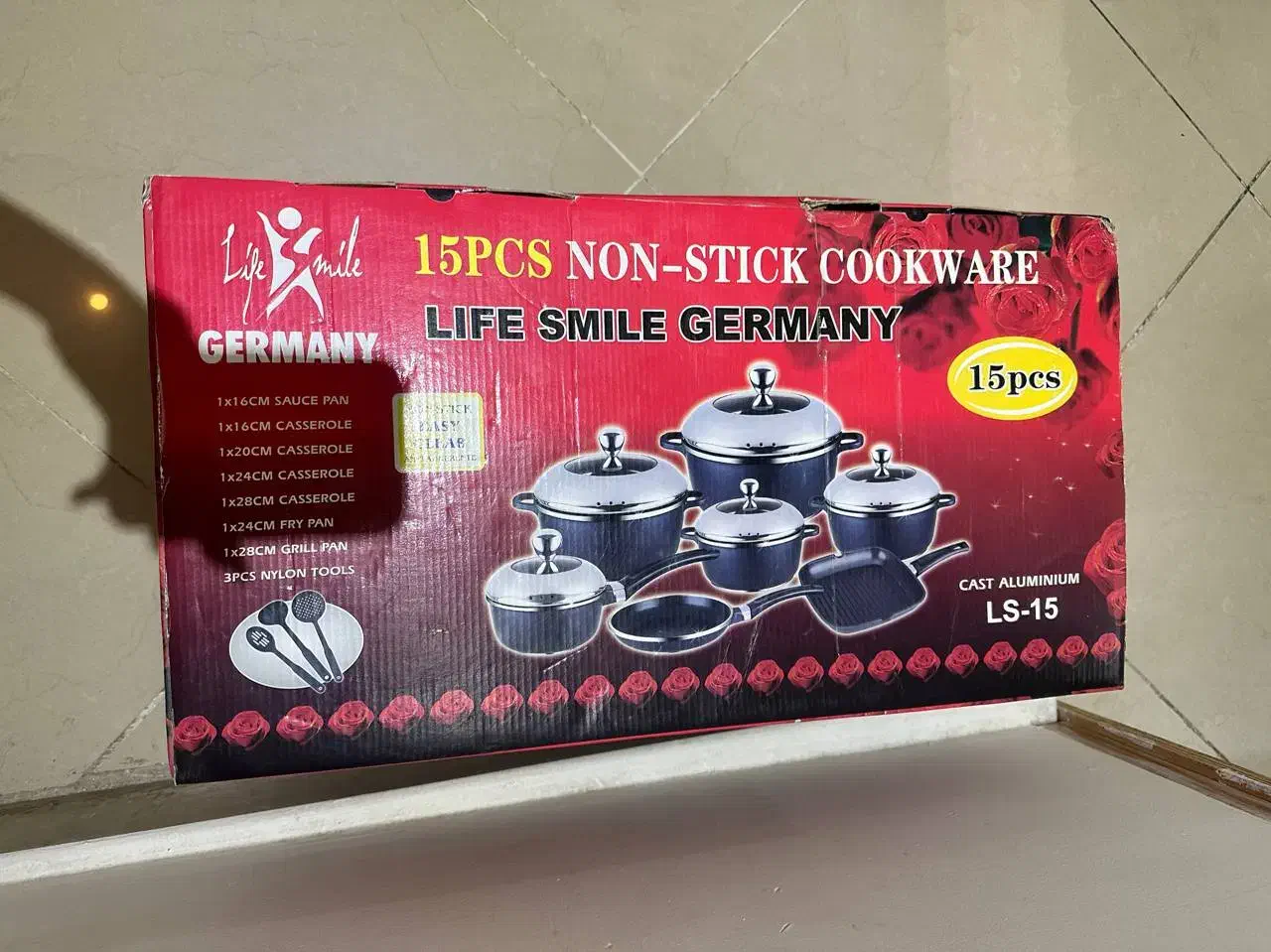سرویس پخت و پز برند لایف اسمایل آلمانی ۱۵ پارچه|ظروف پخت‌وپز|شیراز, فرهنگ شهر|دیوار