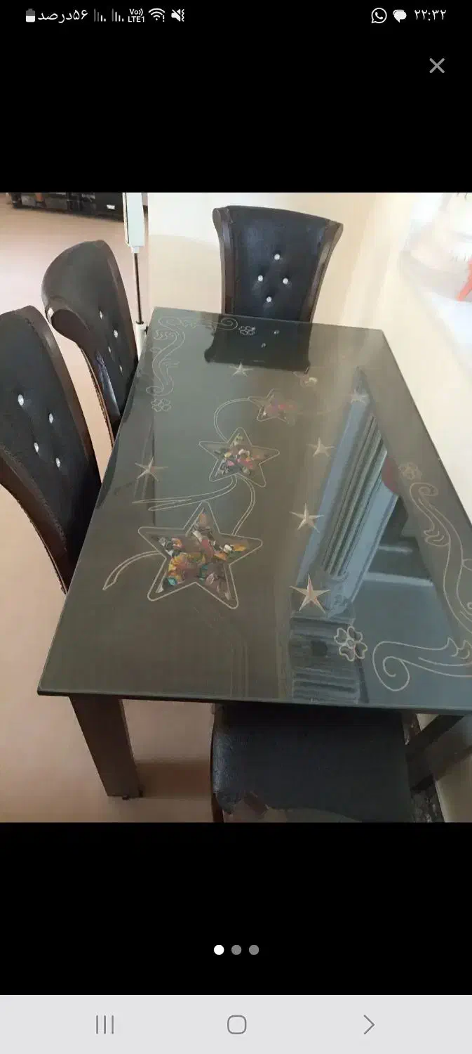 میز ۶ نفره|میز و صندلی غذاخوری|فسا, |دیوار