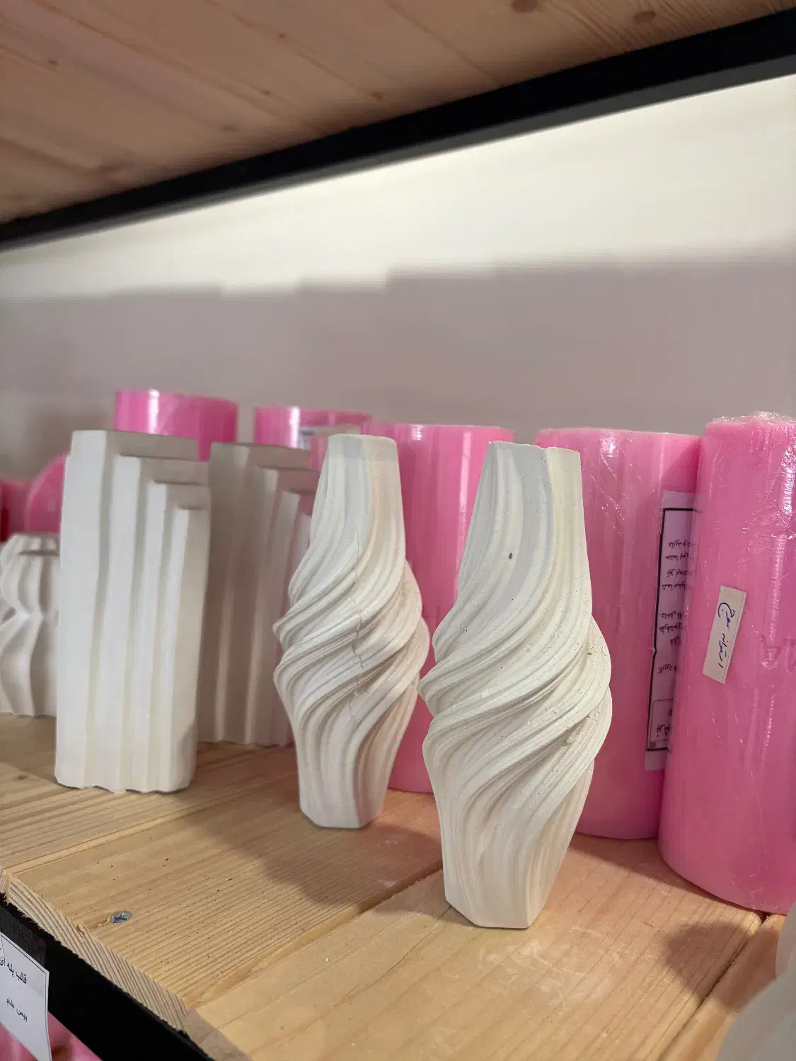 قالب سیلیکونی رزین شمع مجسمه استوانه موج|صنایع دستی و سایر لوازم تزئینی|تهران, زنجان جنوبی|دیوار