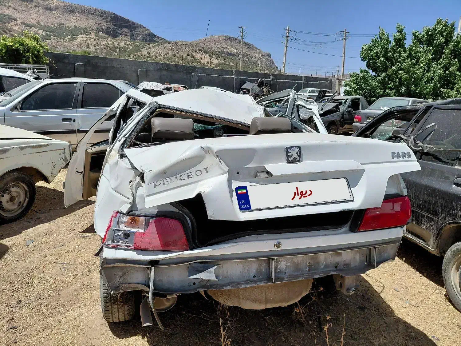 فروش پژو پارس تصادفی مدل ۱۳۹۹ XU7|خودرو سواری و وانت|کامفیروز, |دیوار