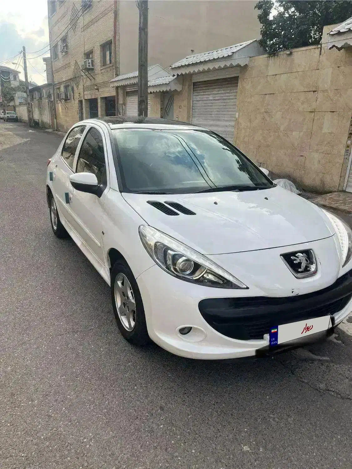 207 مدل ۱۴۰۱ سقف پانا بی رنگ|خودرو سواری و وانت|رشت, منظریه|دیوار