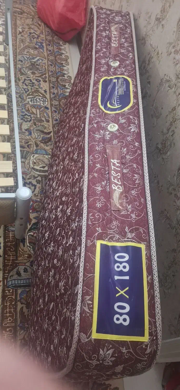 تخت نوجوان با تشک طبی سالم|تخت و سرویس خواب|مشهد, صیاد شیرازی|دیوار