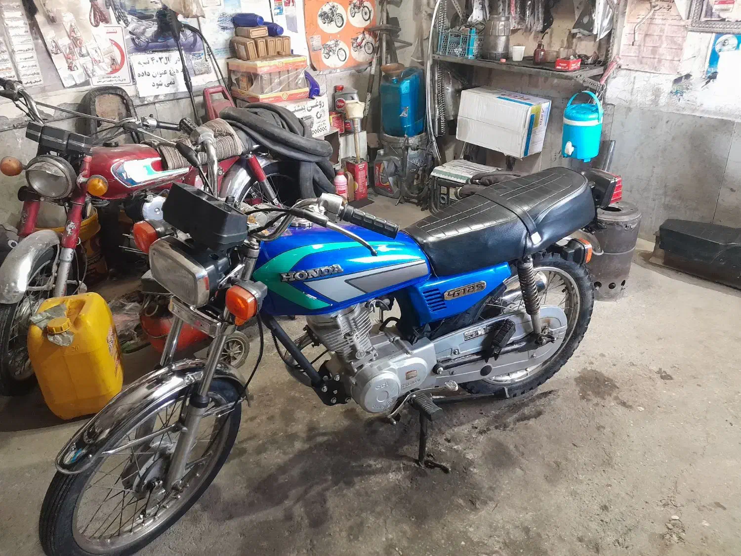موتور هندا ۱۲۵ ۵ دنده درحد صفر|موتورسیکلت|قزوین, |دیوار