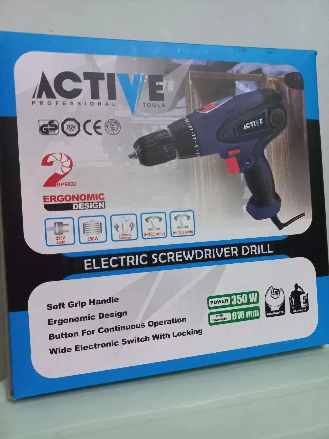 دریل اکتیو ۳۵۰وات آکبندضمانت1سال.دلر پیچبند اکتیو|ابزارآلات|مشهد, فاطمیه|دیوار