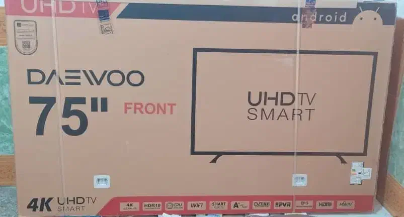 تلوزیون 75 اینچ هوشمند دِوو|تلویزیون و پروژکتور|باشت, |دیوار