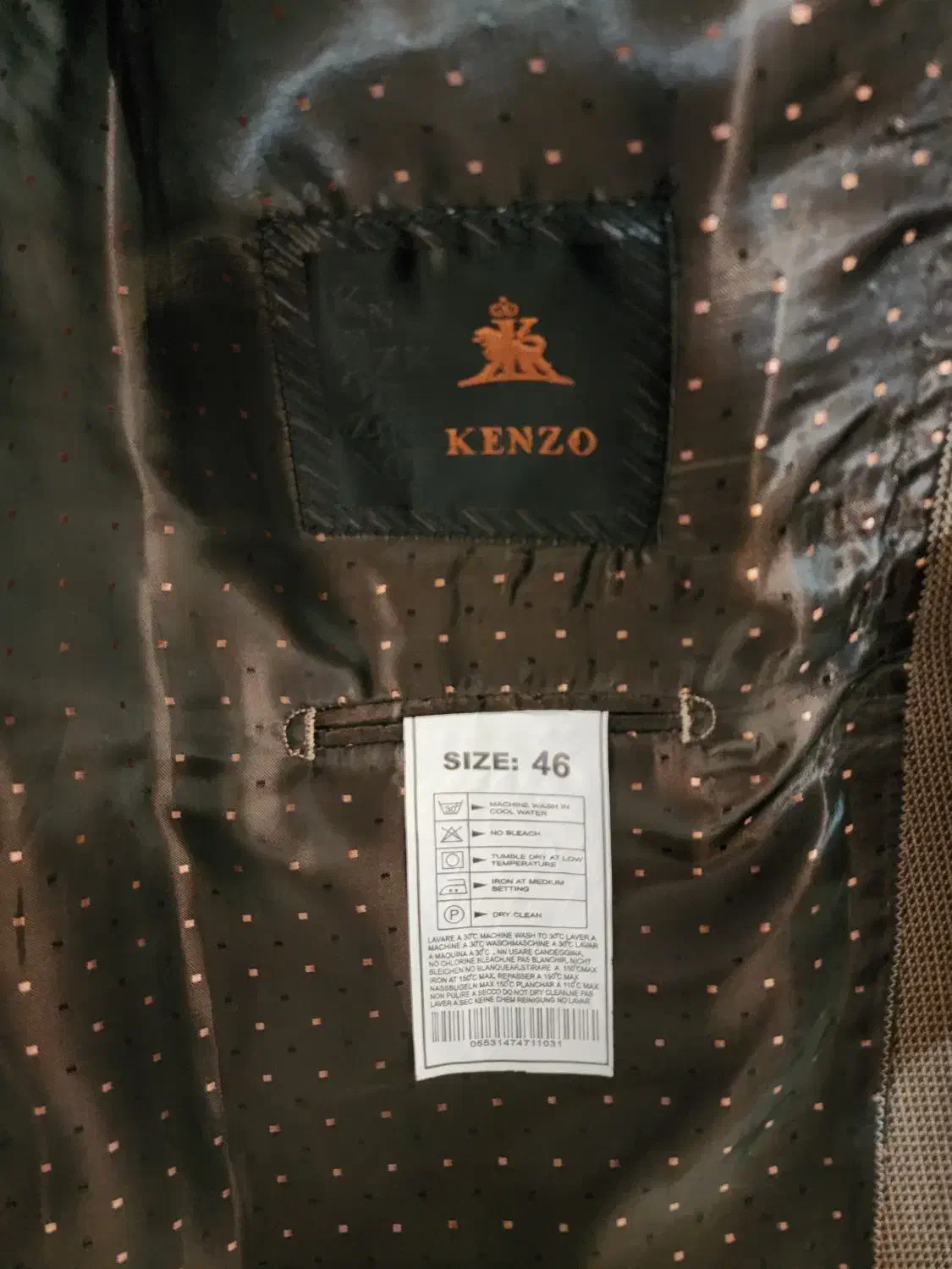 کت اسپرت برند کنزو kenzo قهوهای|لباس|شهرکرد, |دیوار