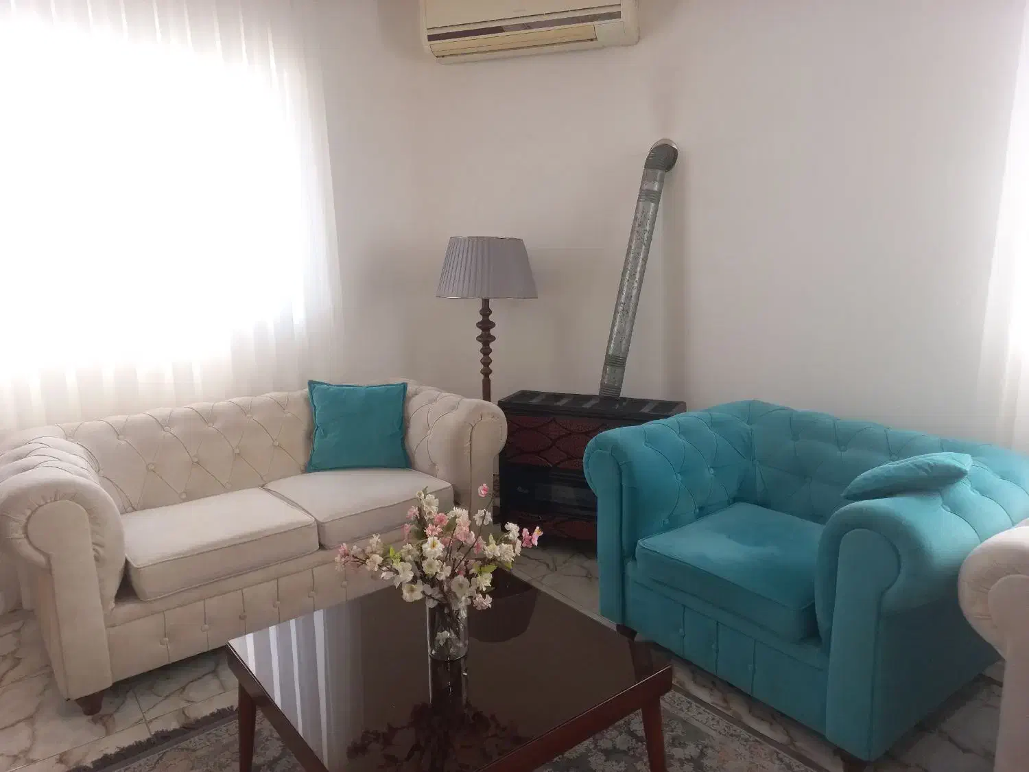 مبل هفت نفره چستر|مبلمان خانگی و میز عسلی|قائم‌شهر, |دیوار