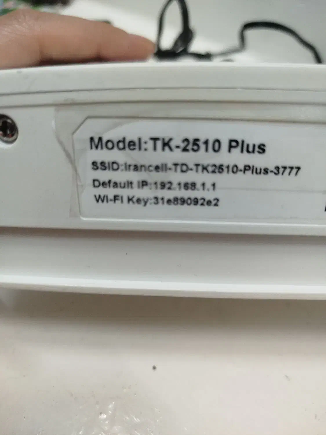 TD LTE TK 2510PLUS مودم کاملا سالم|مودم و تجهیزات شبکه|تهران, وصفنارد|دیوار