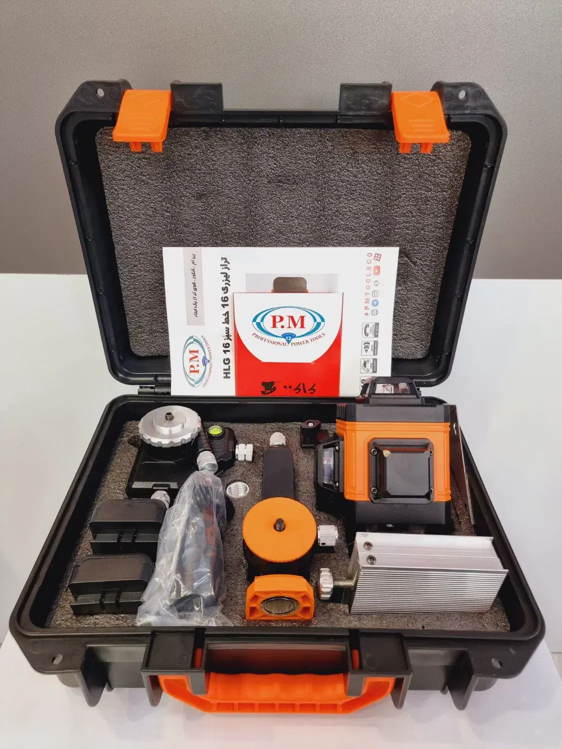 تراز لیزری ۴ بعدی نورسبز PM|ابزارآلات|کاشان, زیارتی|دیوار