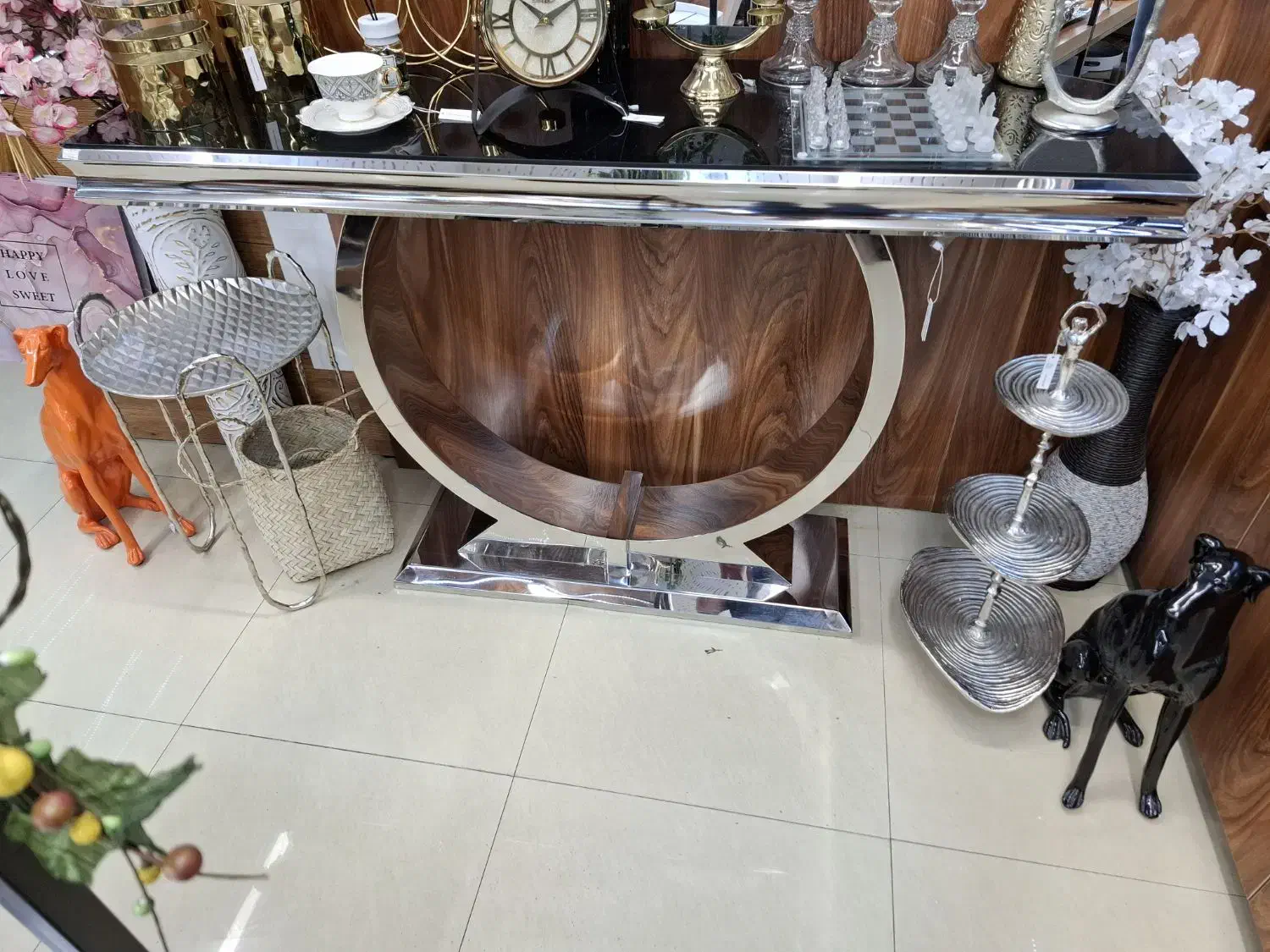 کنسول استیل نگیر ورق ۱ ضخیم|بوفه، ویترین، کنسول|تهران, ونک|دیوار