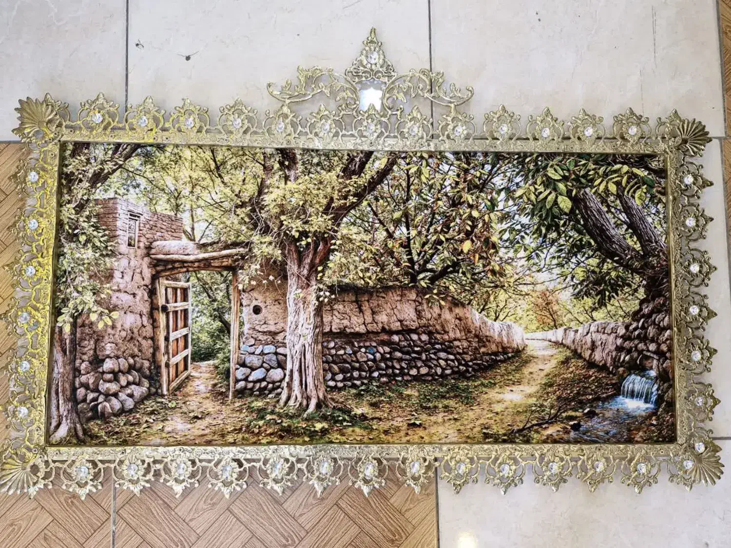 تابلو فرش برنزی|تابلو فرش|تهران, مسعودیه|دیوار