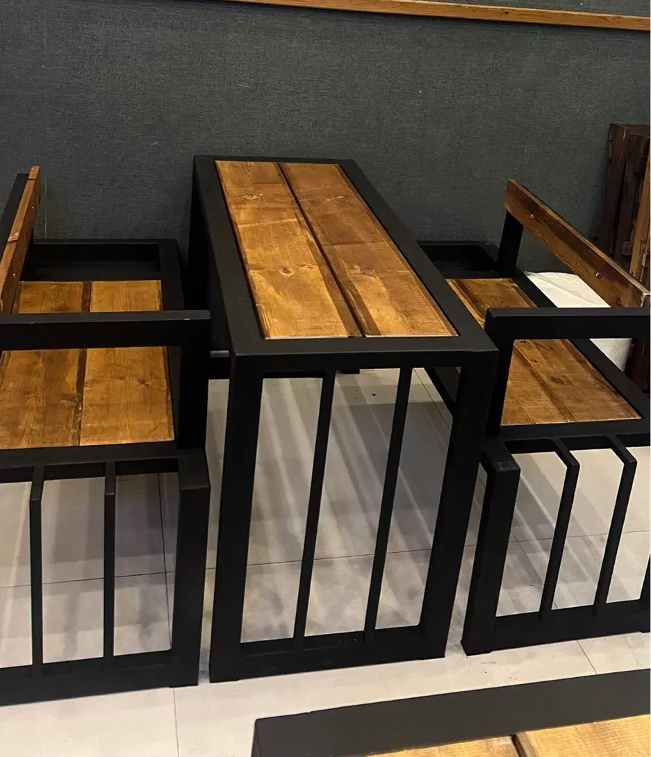 ست میز وصندلی ۴نفره باغ ویلا مغازه کافی شاپ صبحانه|فروشگاه و مغازه|رشت, معلم|دیوار