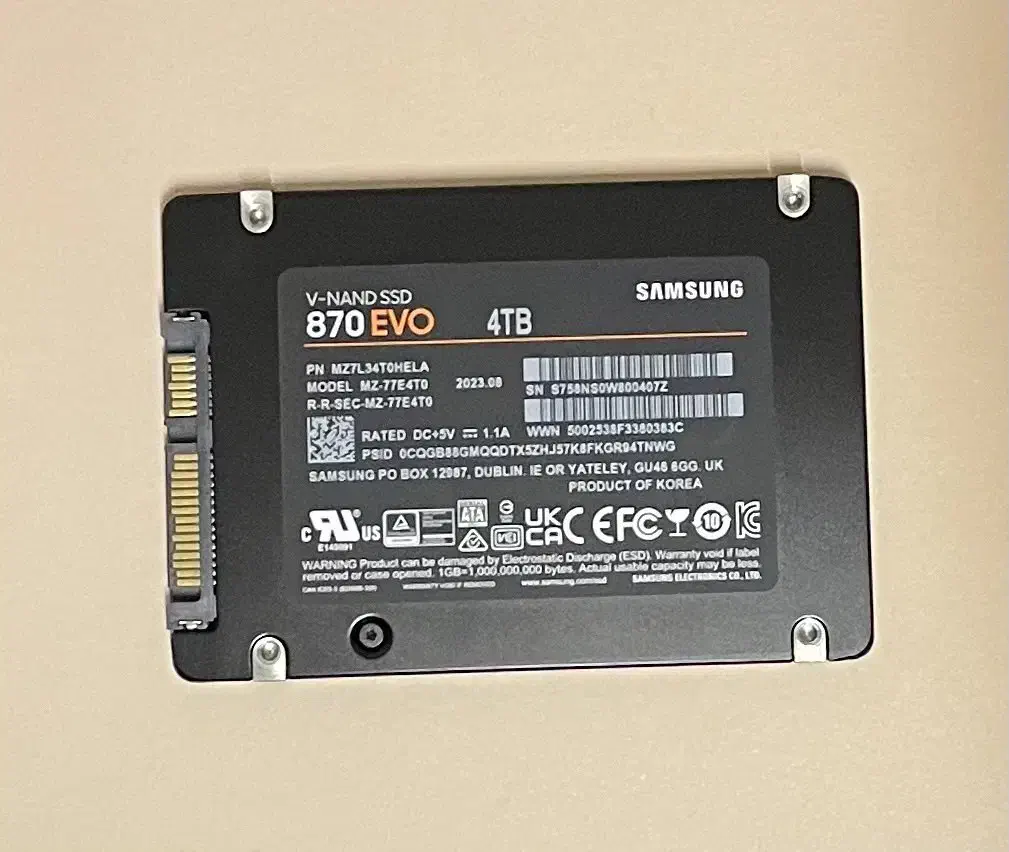 هارد ۴ترابایت SSD سامسونگ EVO 870|قطعات و لوازم جانبی رایانه|تهران, دژکام|دیوار