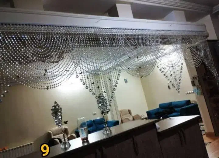 پرده کریستالی|پرده، رانر، رومیزی|شهرکرد, |دیوار