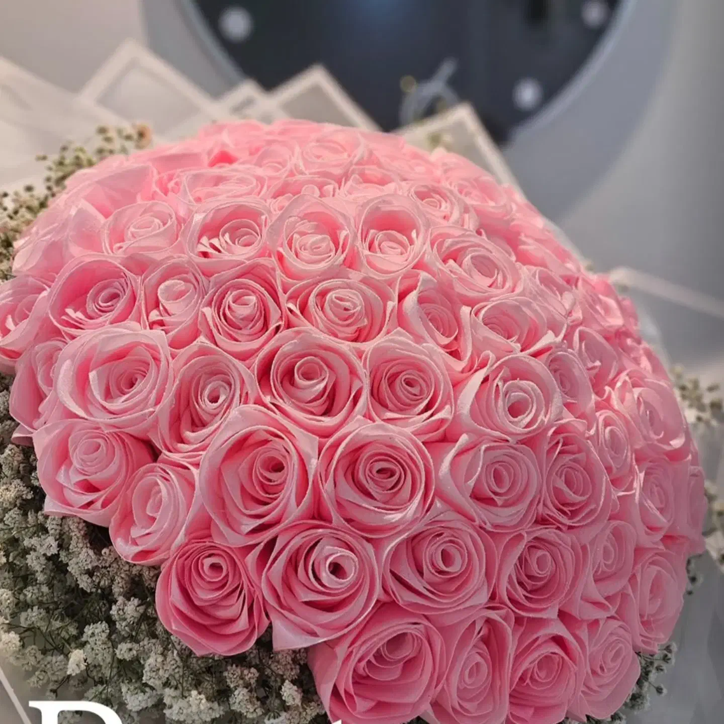 گل روبانی جاودان ک هیچ وقت خراب نمیشه|گل مصنوعی|قشم, |دیوار