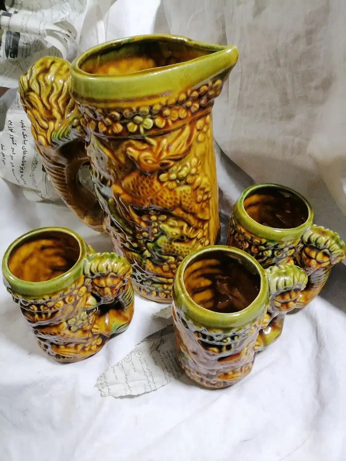 سرویس چینی وسفال|ظروف سرو و پذیرایی|قزوین, |دیوار