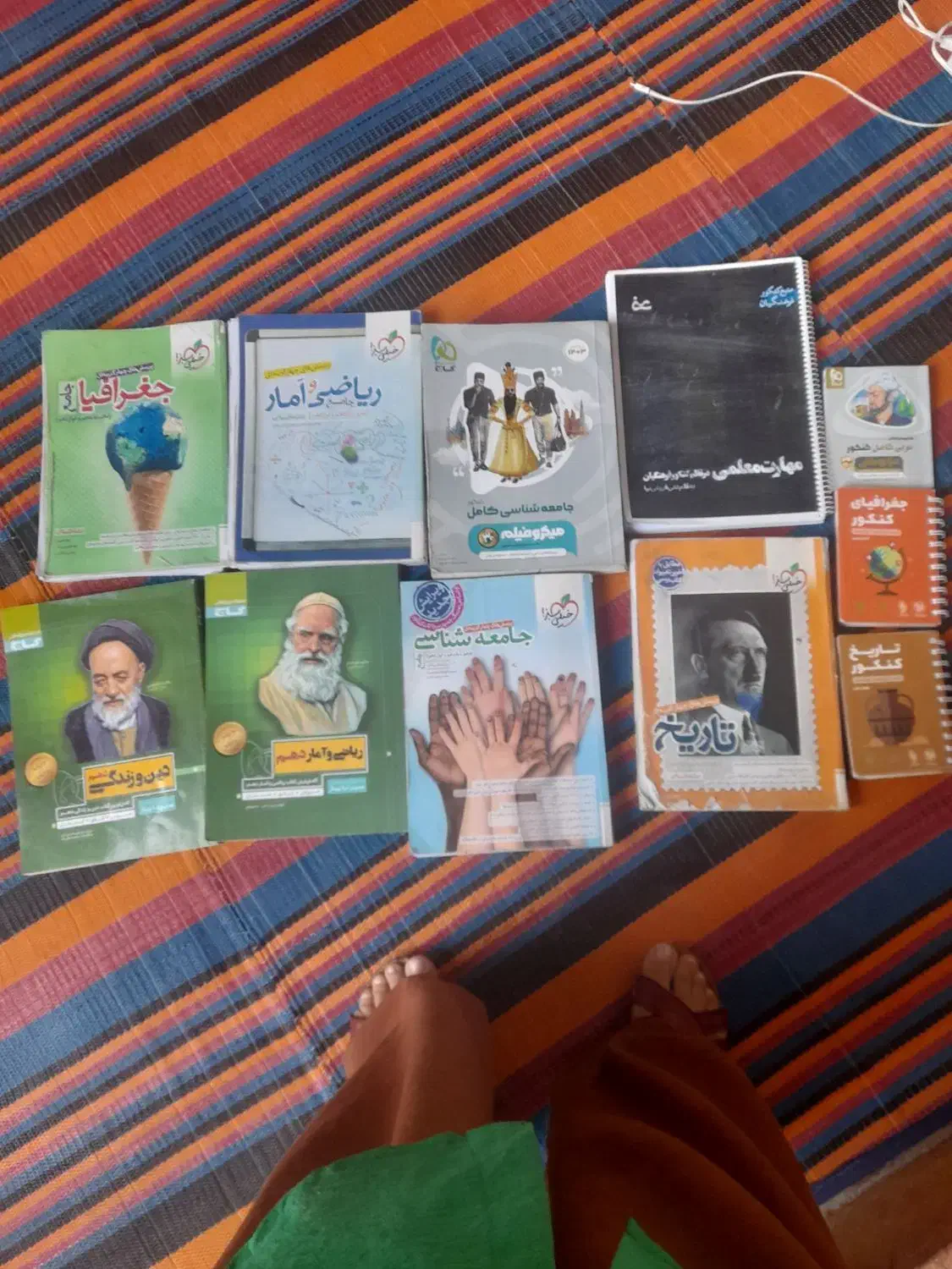 حراج کتابهای کمک درسی کنکوری رشته انسانی|کتاب و مجله آموزشی|نورآباد, |دیوار