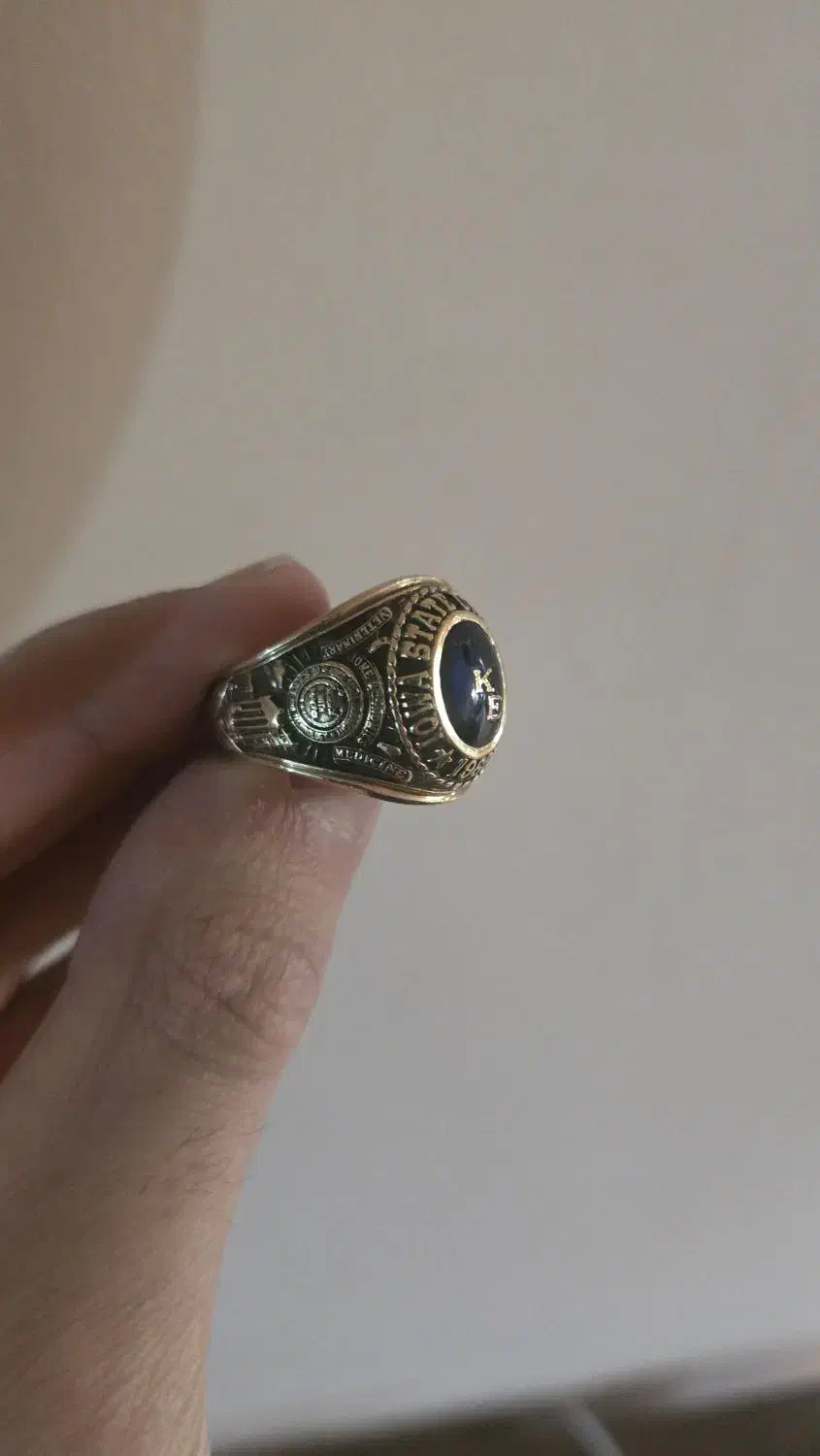 انگشتر طلا مردانه دانشگاه Iowa آمریکا|جواهرات|تهران, امانیه|دیوار