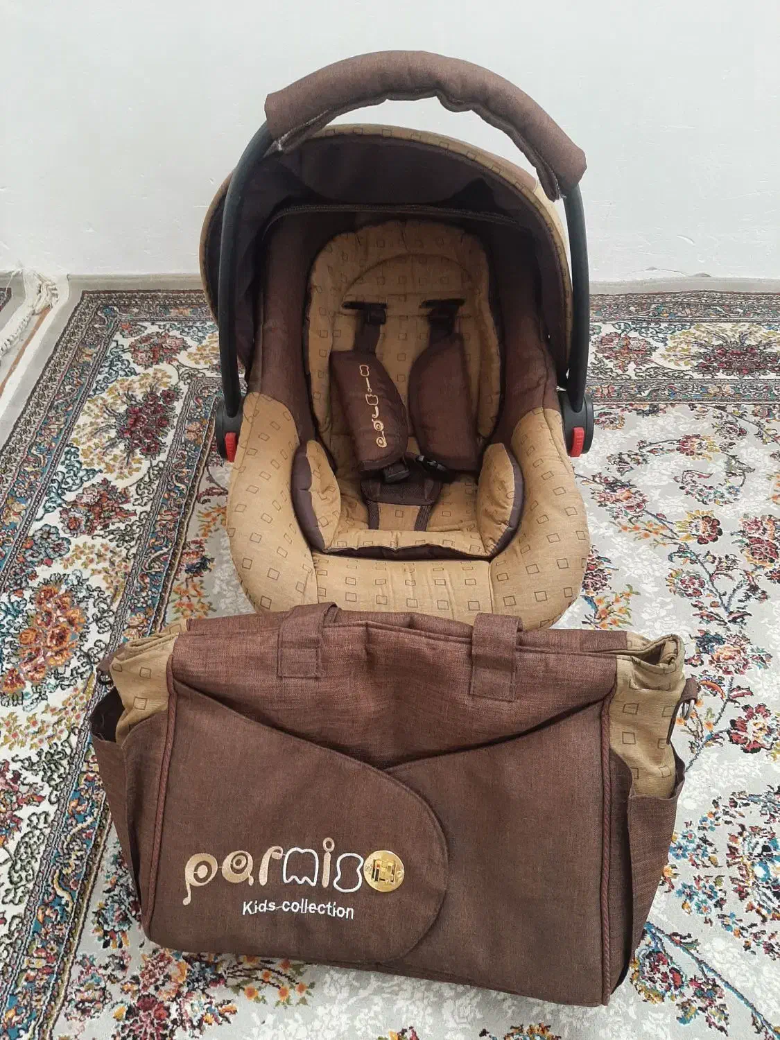 کریر و ساک بچه گانه مارک دلیجان در حد نونو|کالسکه و لوازم جانبی|خرمدره, |دیوار