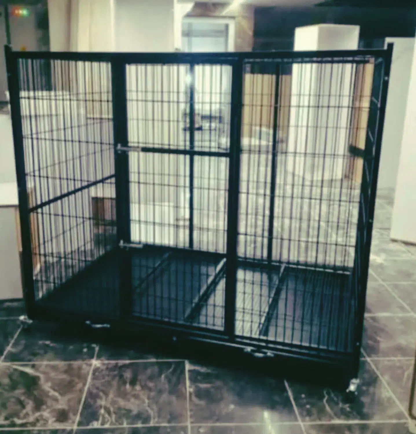 قفس سگ.باکــس فـلزی سگ،گارانتی۲ســاله رنگ|لوازم جانبی حیوانات|صفادشت, |دیوار