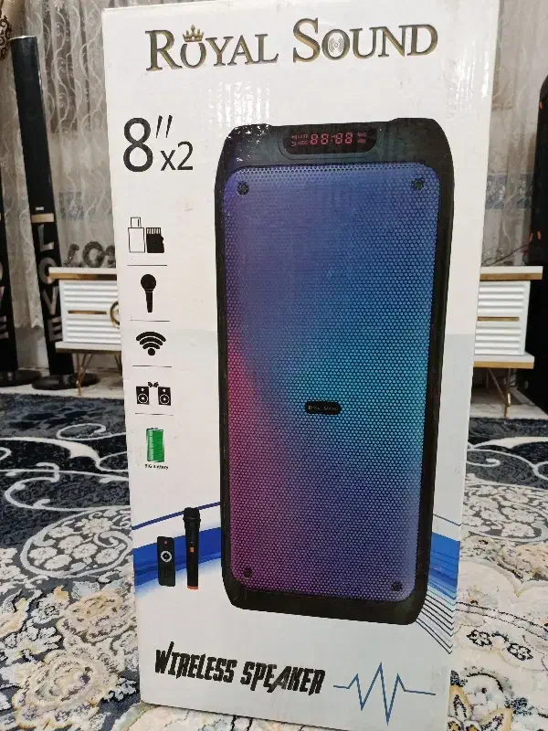 باند بزرگ میکروفون دار بلوتوثی با رقص نور|سیستم صوتی خانگی|سبزوار, هویزه|دیوار