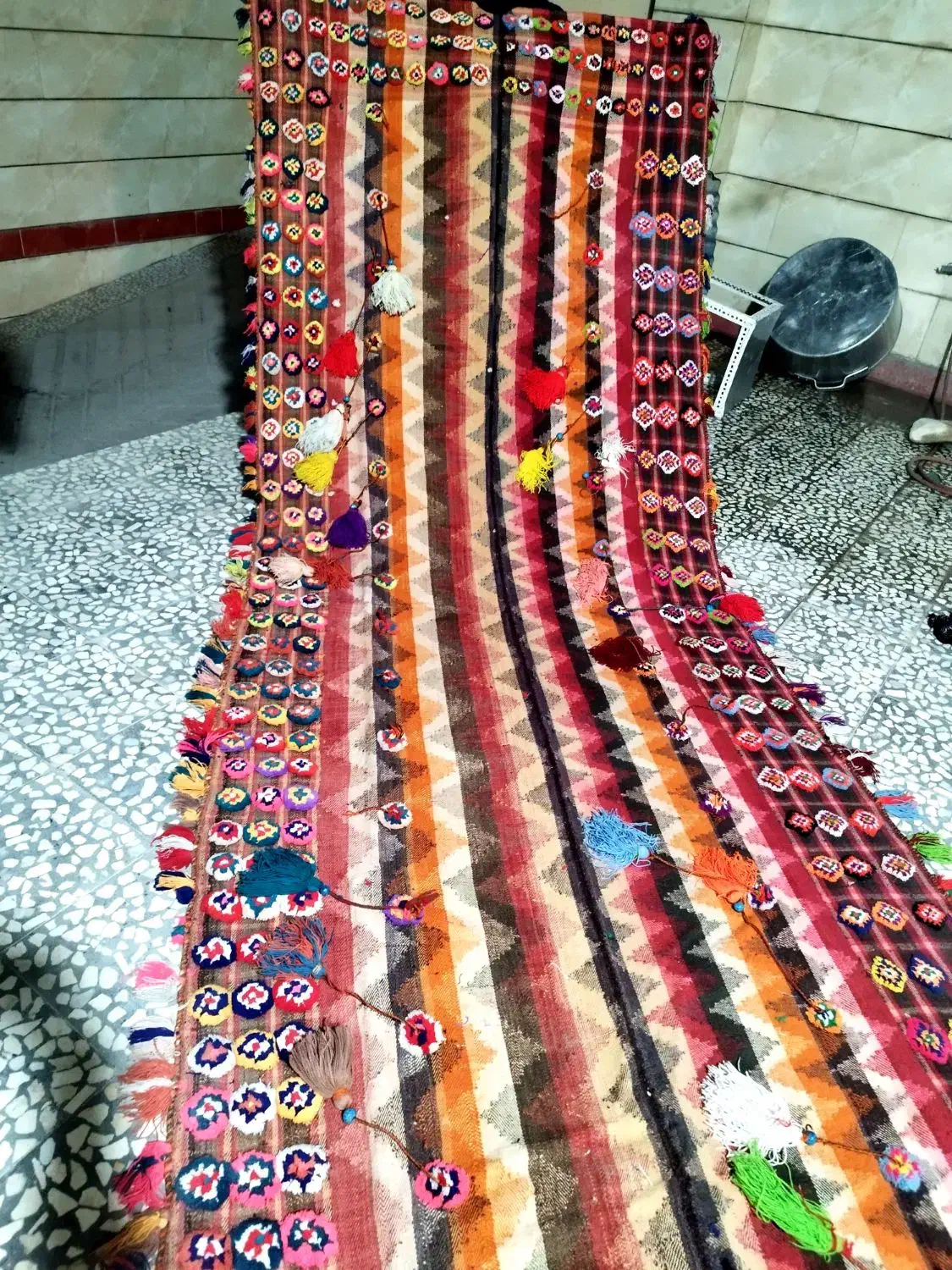 گلیم جاجیم، عتیقه سنتی و قدیمی و دستباف|گلیم، جاجیم، گبه|دهدشت, |دیوار