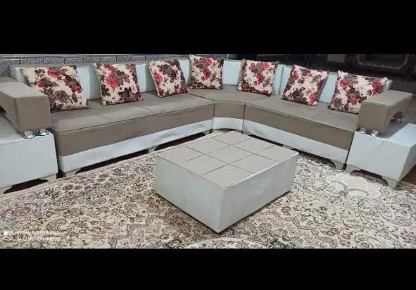 مبل راحتی ۷ نفره|مبلمان خانگی و میز عسلی|لردگان, |دیوار