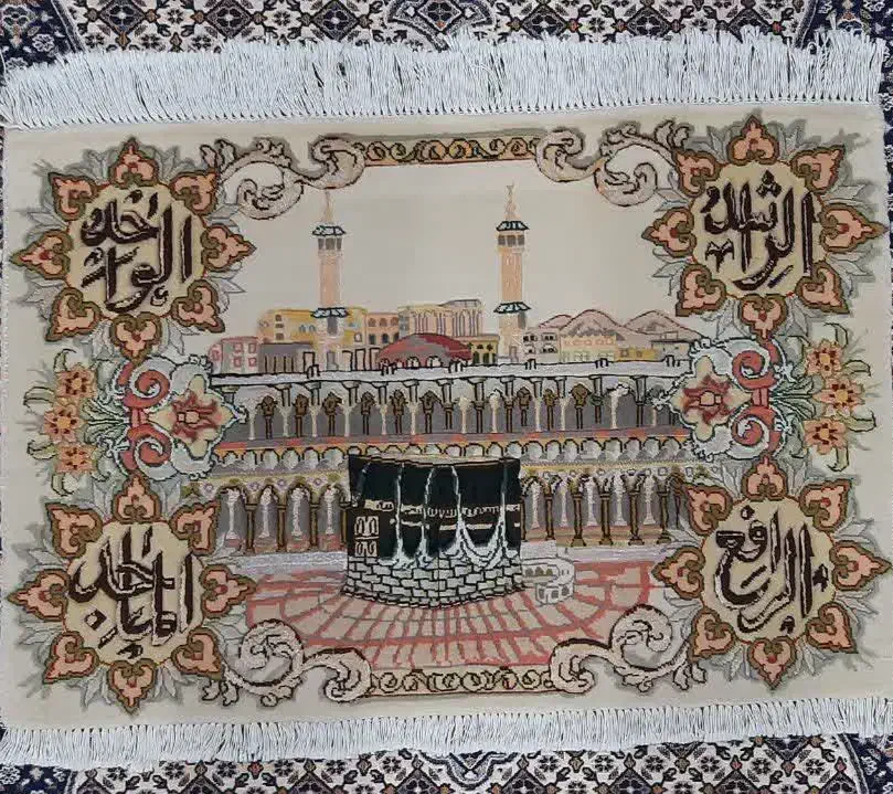 فروش تابلو فرش طرح کعبه|تابلو فرش|تبریز, |دیوار