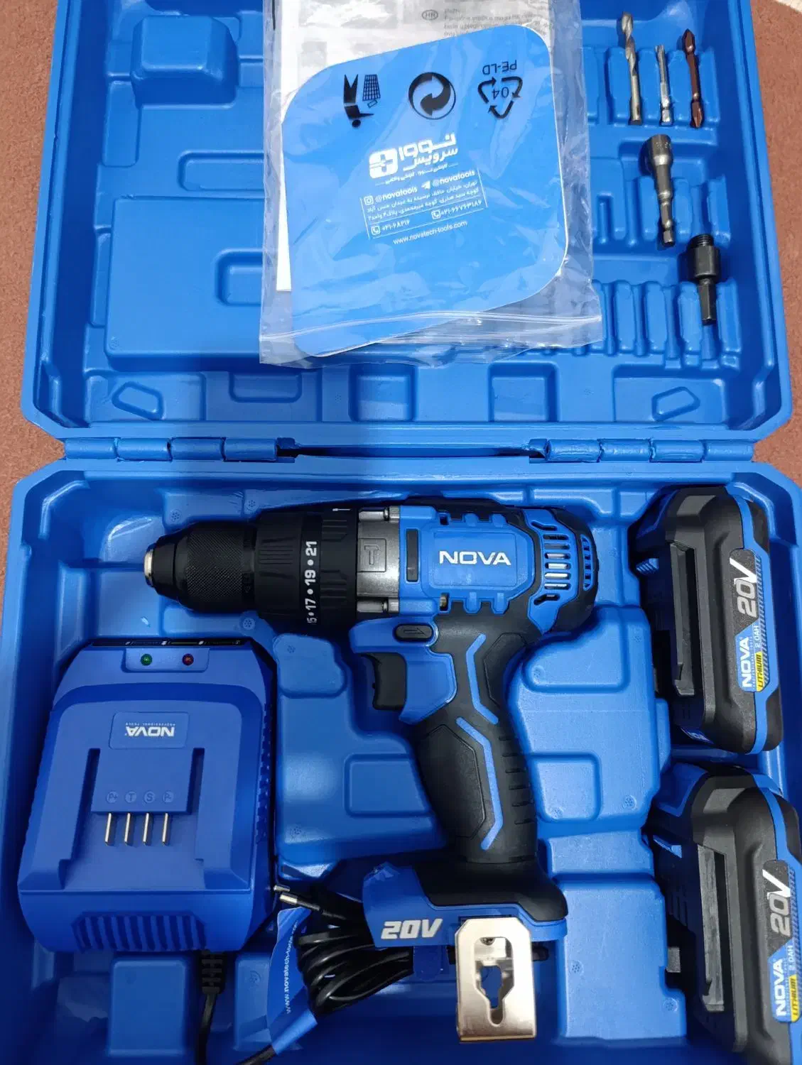 دریل شارژی نووا مدل ۷۷۲۱ نو|ابزارآلات|نوشهر, |دیوار