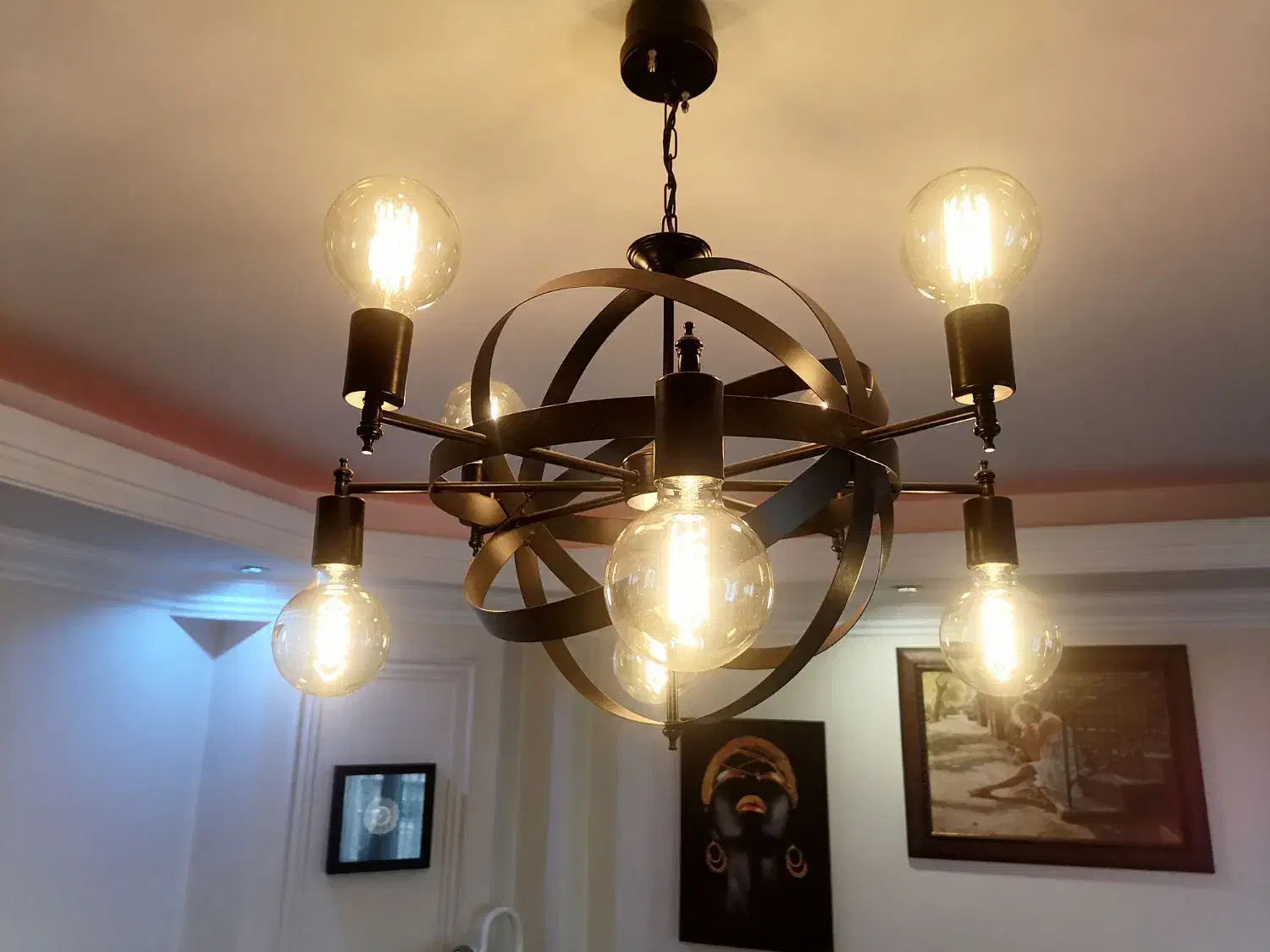 لوستر مدرن، لامپ ادیسونی|لوستر و چراغ آویز|تهران, سردارجنگل|دیوار