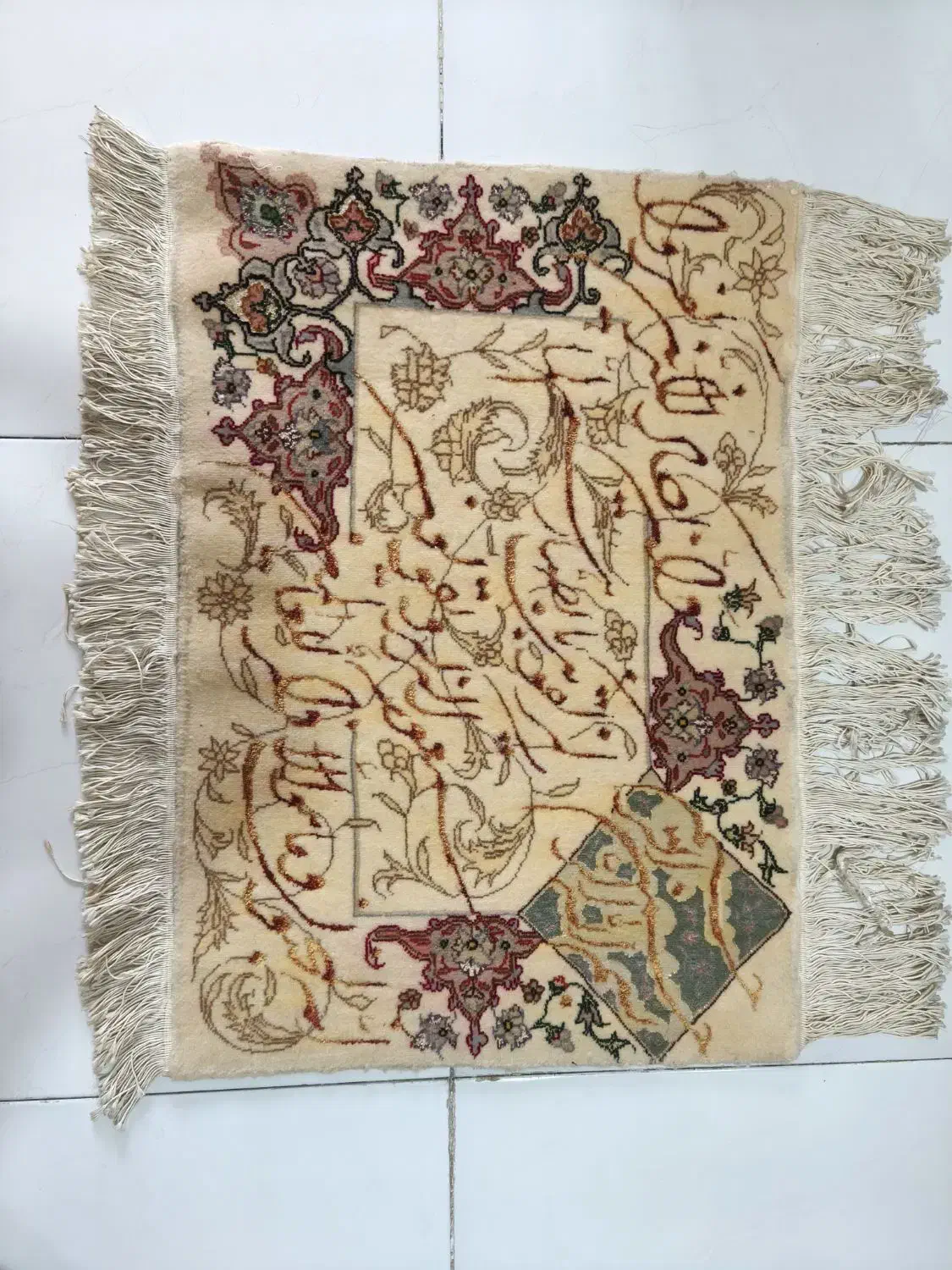 تابلو فرش دست بافت . بدون قاب|تابلو فرش|هشتگرد, فاز ۷ مهستان|دیوار