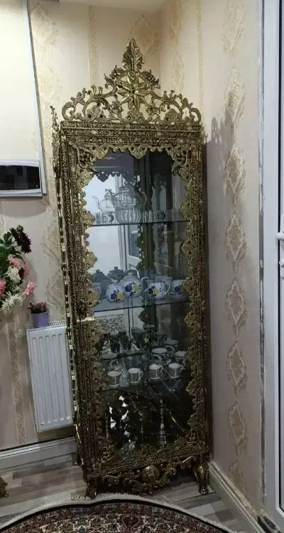 بوفه طرح برنز آلیاژ|بوفه، ویترین، کنسول|مهاباد (آذربایجان غربی), |دیوار