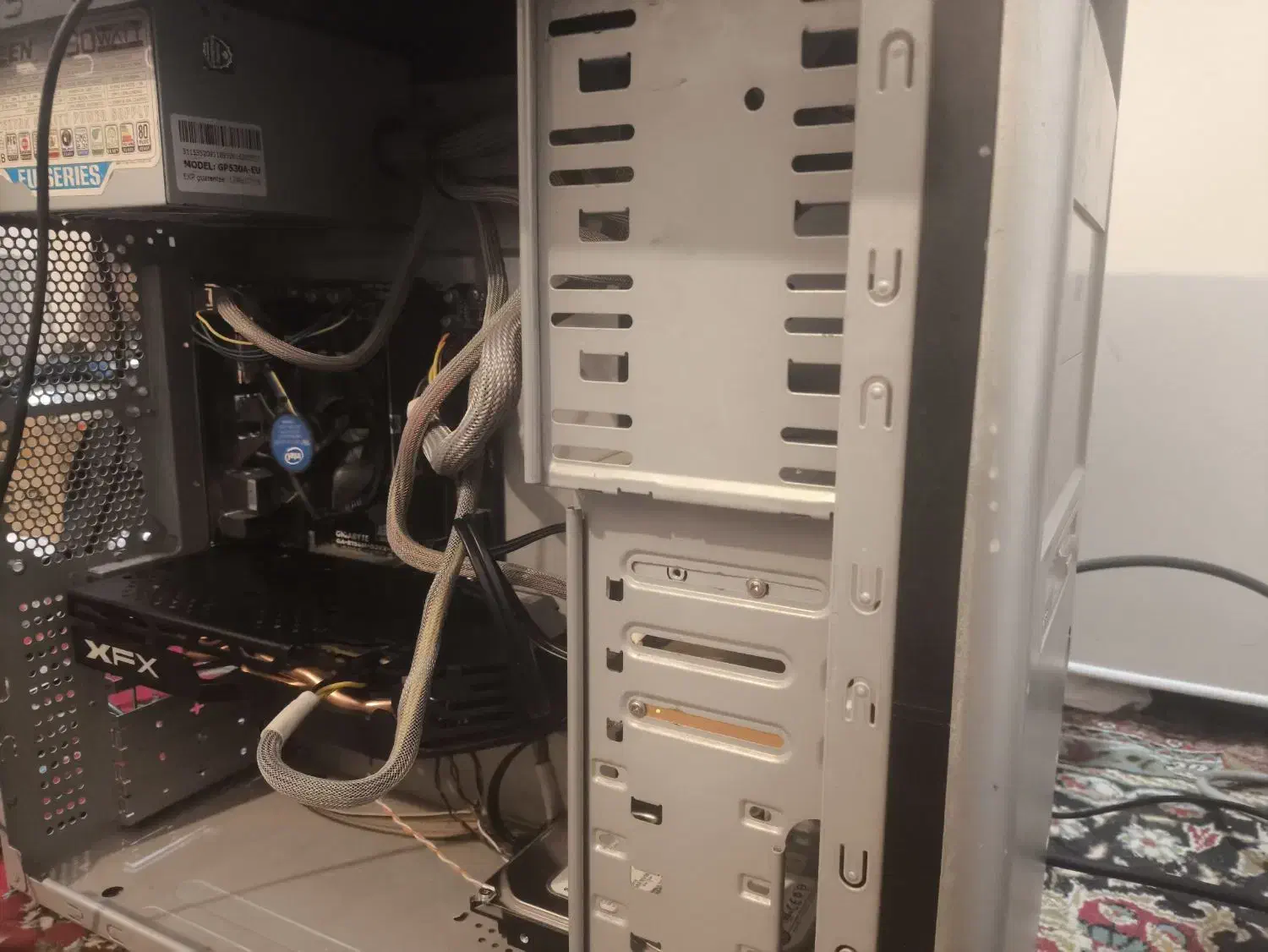 کیس گیمینگ کامل مانیتور ، کیبورد و موس|رایانه رومیزی|اهواز, منازل سپاه|دیوار