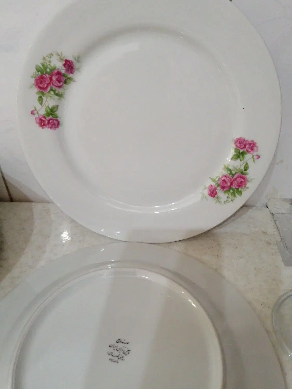 بشقاب گلسرخی ژاپن میوه برنج خوری|ظروف سرو و پذیرایی|یزد, |دیوار