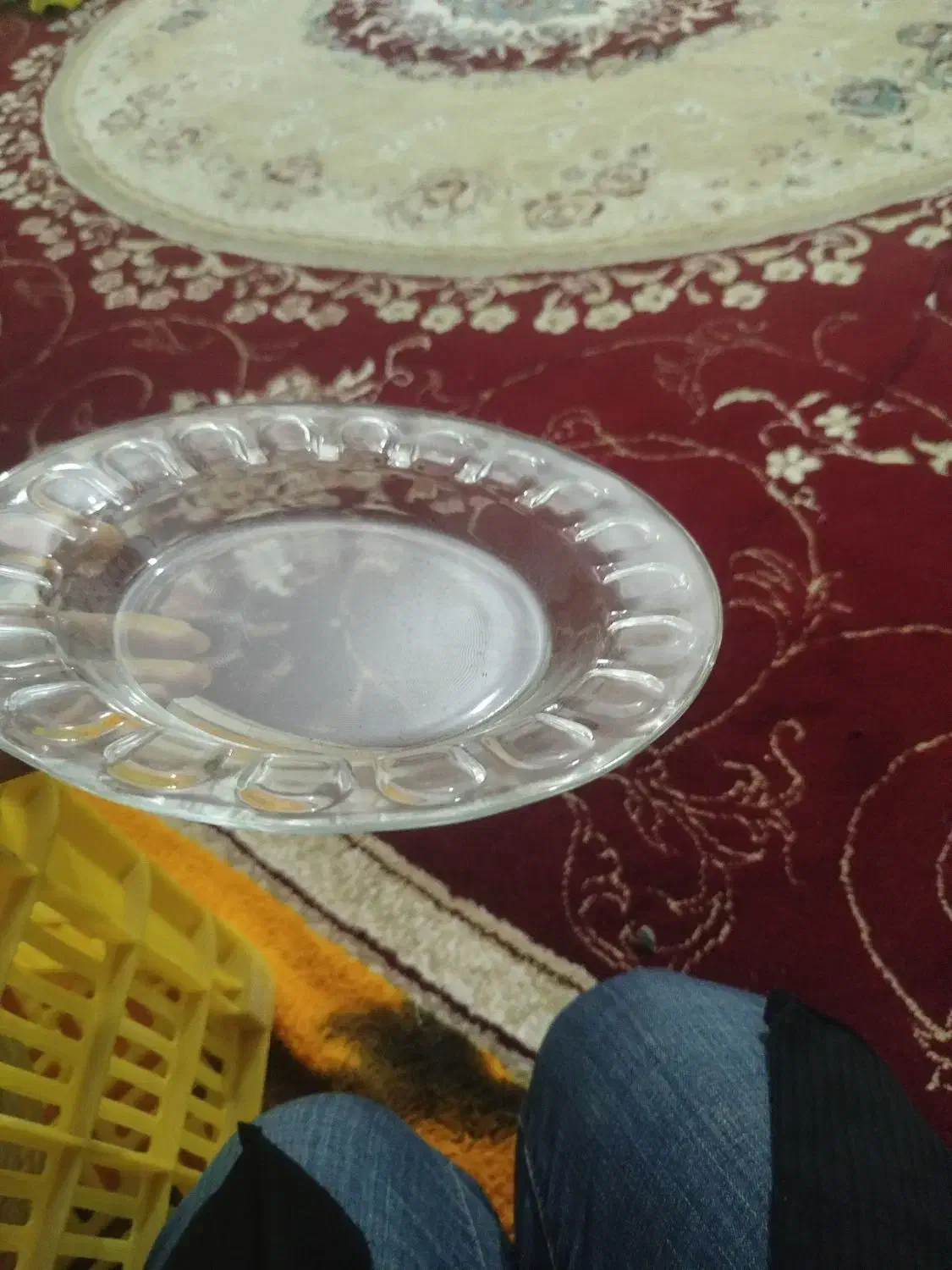 بشقاب پیرکس عینکی|ظروف سرو و پذیرایی|میبد, |دیوار